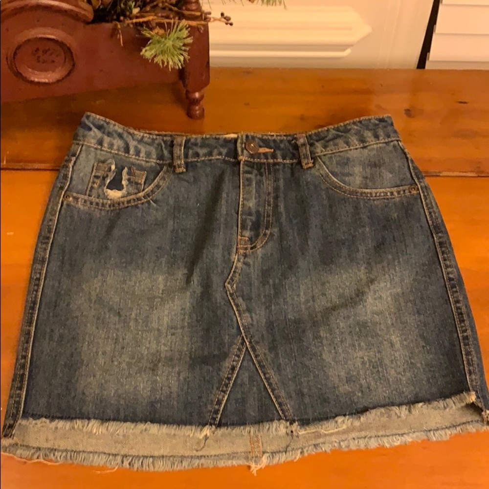 Denim mini